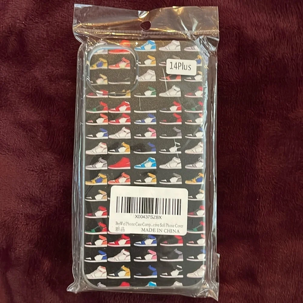 New set/5 silicone phone cases for iPhone 14 Plus